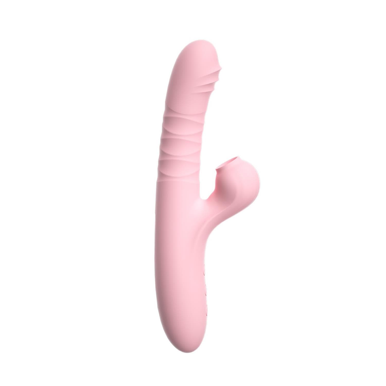 Modern Emişli ve Titreşimli Rabbit Vibratör Pembe