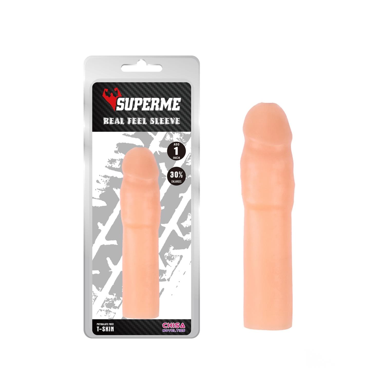 Chisa Real Feel Sleeve T-Skin Esnek Penis Kılıfı