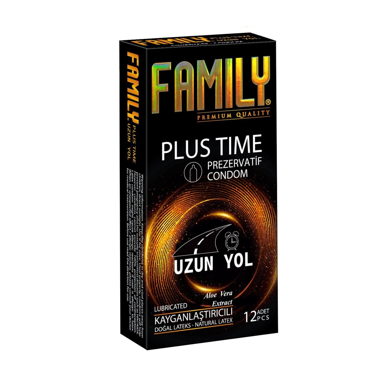 Family Plus Time Uzun Yol Aloe Vera’lı Prezervatif