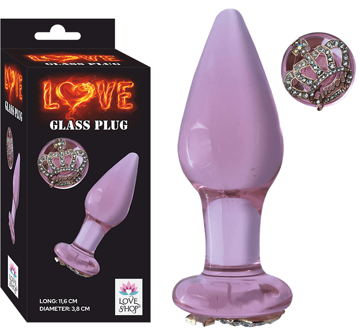 LOVE GLASS PLUG