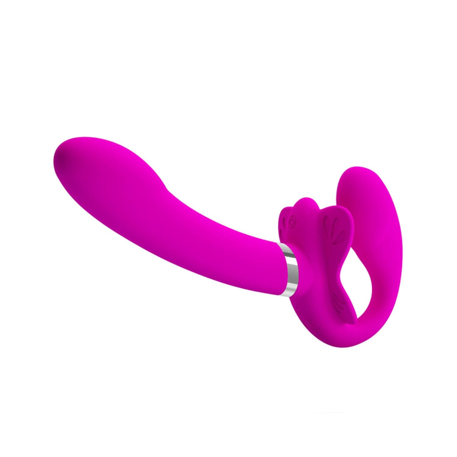 Pretty Love Valerie 12 Modlu Çift Motor Titreşimli Straplez Strap-On