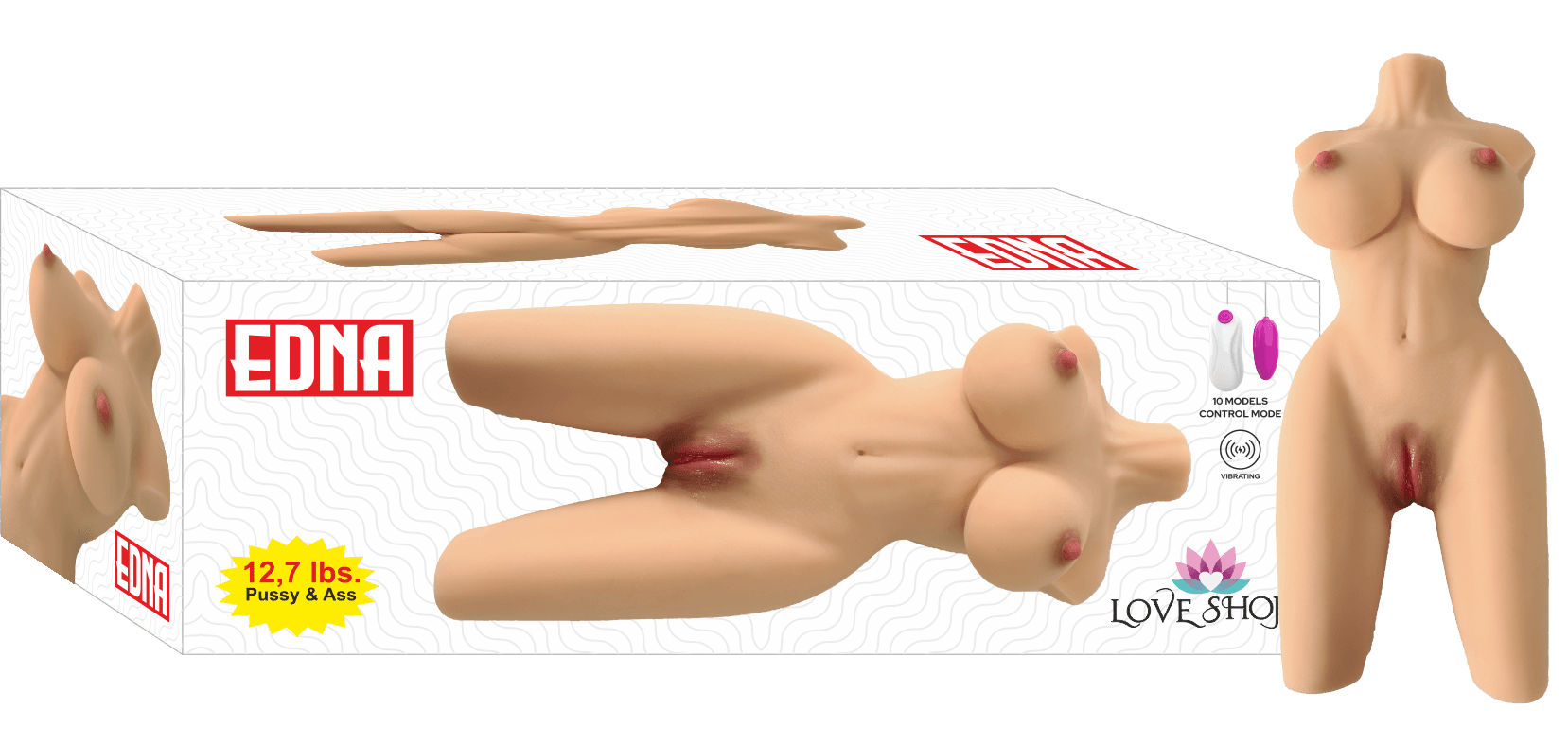 EDNA MASTÜRBATÖR 6 KG USB ŞARJ-SESLİ TİTREŞİM
